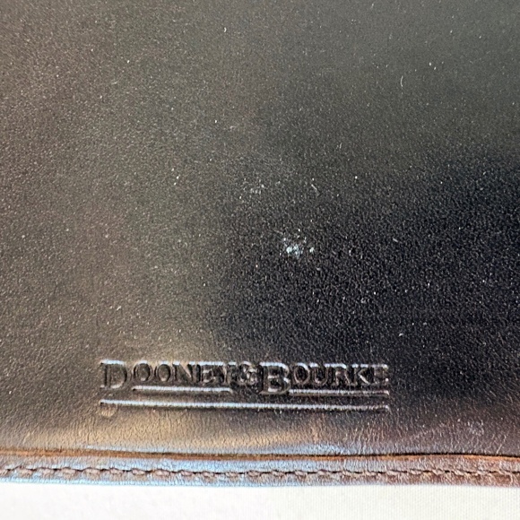 Dooney & Bourke Red Suede & Brown Pebbled Leather Bag with Wallet & Dust Bag - Picture 15 of 16